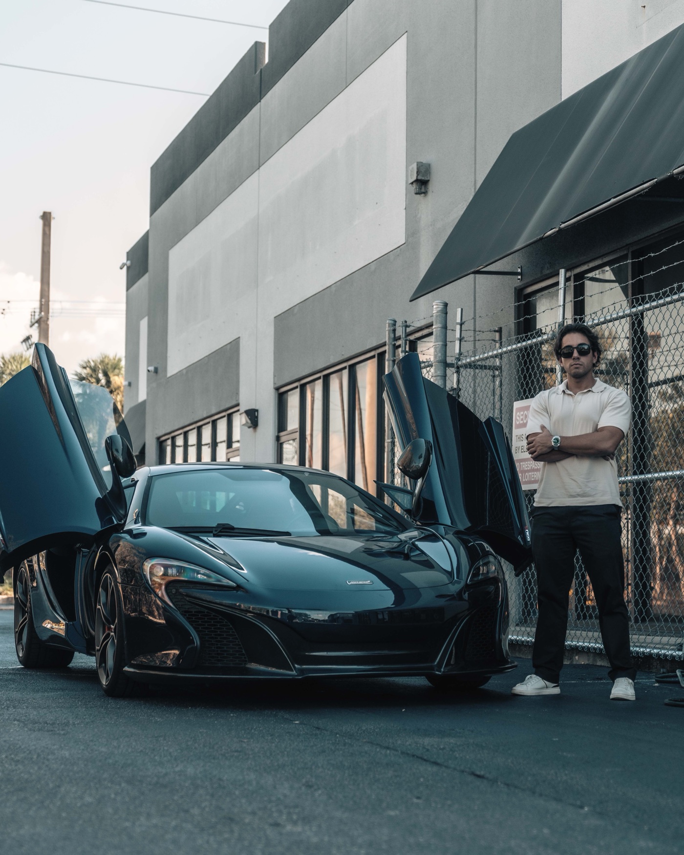Estuardo with McLaren